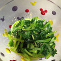 そう☆だいママ's cooksnap of when they made ◎小松菜のごま和え◎.