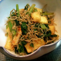 aki0314o's cooksnap of when they made 小松菜とちりめんの栄養満点炒め☆.