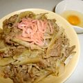 FUKINO's cooksnap of when they made ☆すき焼き牛丼タレ!すき焼きタレ黄金比☆.