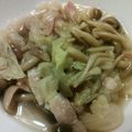 えな子猫's cooksnap of when they made ベーコンキャベツ。.