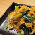 yuK:'s cooksnap of when they made レンジで小松菜・人参・キノコのナムル２種.