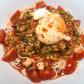 はぴぬこ's cooksnap of when they made 赤みそたれのちょっとピリ辛そうめん.