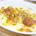 えるえる２８６'s cooksnap of when they made ✿新玉ねぎのマヨグラタン風✿.