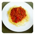 salymama's cooksnap of when they made 簡単10miｎ♡ミートソースパスタ.