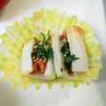 rispring's cooksnap of when they made 梅詰めちくわのシソ胡麻のせ.
