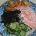きらり流れ星's cooksnap of when they made 水コップ半分☆生わかめ1分で完璧なゆで方.