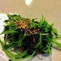 すみれちゃ's cooksnap of when they made 豆苗のさっと炒め.