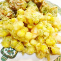えるえる２８６'s cooksnap of when they made とうもろこしと海老のかき揚げ　カレー風味.