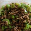 もちのろん's cooksnap of when they made セロリ炒め.