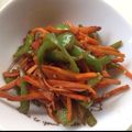 てとぎつね's cooksnap of when they made ＊ピーマンと人参のピリ辛炒め＊.