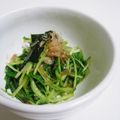 ラッチーU^ｪ^U's cooksnap of when they made ミズナのおかか炒め.
