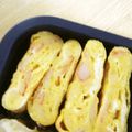3姉妹ちゃんママ's cooksnap of when they made お弁当に♪カニカマ卵焼き.