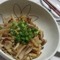 菊枝乃's cooksnap of when they made 長芋としめじのニンニクバター醤油炒め.