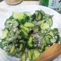 ｚ十六夜月ｚ's cooksnap of when they made きゅうりの梅オクラ和え♪.