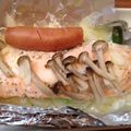 ichisemiho's cooksnap of when they made 鮭のホイル焼き.