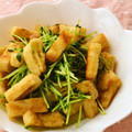 jelwee's cooksnap of when they made 豆苗と油揚げのサッと炒め.