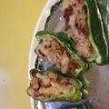 やさしい人's cooksnap of when they made ピーマンの挽肉ライス詰め♪.