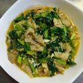 mi_co22's cooksnap of when they made ターサイと豚バラのオイスターソース炒め.