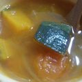 くまごろう1221's cooksnap of when they made スープ＊かぼちゃ＆とまと.