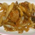てっちこ's cooksnap of when they made 豚ヒレ肉とキノコのにんにく黒酢炒め.
