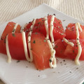 まんまるらあて's cooksnap of when they made 簡単！トマトが完熟に！マヨ砂糖トマト☆.