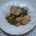 すがみほ's cooksnap of when they made 菜の花と鶏肉の柚子胡椒炒め✿.