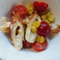 かぴーな's cooksnap of when they made ちくわとコーンとミニトマト☆マヨチー炒め.