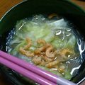 ちりゆり's cooksnap of when they made レタスと干しえびの春雨スープ♪.
