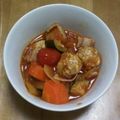 おーちゃん＠'s cooksnap of when they made ジューシー肉団子のトマト煮込みスープ♡.