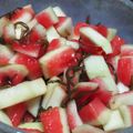 あいぱらりん's cooksnap of when they made 捨てないで～✿スイカの皮でお漬物✿.