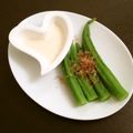 Hikibabe's cooksnap of when they made オクラの梅マヨネーズがけ.