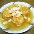 vabochan's cooksnap of when they made 魚河岸あげ入り海老のあんかけ.
