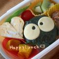 kajimomo's cooksnap of when they made 超簡単☆まっくろくろすけ☆キャラ弁.