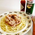 nakanakasu's cooksnap of when they made きのことツナのバター醤油マヨ☺スパゲティ.