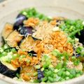 ぶちにゃ's cooksnap of when they made 揚げ茄子　カリカリじゃこ＆きざみ生姜のせ.