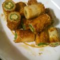 marumaro12's cooksnap of when they made おくらinちくわ〜ごまポン味〜.