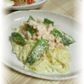 ＴＯＭＯＷＡＴ's cooksnap of when they made ☆オクラとズワイガニの冷製パスタ☆.