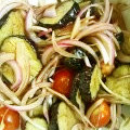 のぞ助's cooksnap of when they made 揚げ茄子とトマトのマリネ.