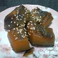 likepansy's cooksnap of when they made 味噌と練りゴマで*+かぼちゃの煮物*+.