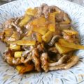 夏の記念日's cooksnap of when they made 豚肉とさつま芋ときのこの炒め物。.