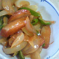 のじまさん's cooksnap of when they made ピーマンと玉ねぎの★焼肉のたれ炒め★.