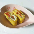 オレンジ紅茶's cooksnap of when they made しそ&トマト&チーズの卵焼き.