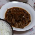 mocoharuhi's cooksnap of when they made 子供達も大好き♪切り干し大根と豚肉の煮物.