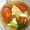 いちご6v6's cooksnap of when they made 青梗菜とトマトの中華風たまごスープ.