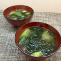 horseland's cooksnap of when they made 長ネギとわかめの味噌汁.