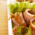 あくろsan's cooksnap of when they made お弁当に♪ きんぴらごぼうのベーコン巻き.