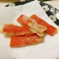 ayaakari's cooksnap of when they made 残り物ｄｅ簡単もう一品☆カニカマの天ぷら.