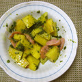 えりにゃんた's cooksnap of when they made ポテトとソーセージのバジル和え.