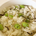 おつね's cooksnap of when they made 胡桃・枝豆と　ハーブ塩・塩昆布の混ぜご飯.