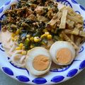 Moggieneko's cooksnap of when they made 飲み干す1杯！豆乳担々麺orうどん(改).